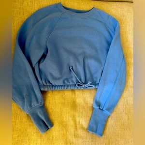 Blue Crop Top Sweater XS good condition